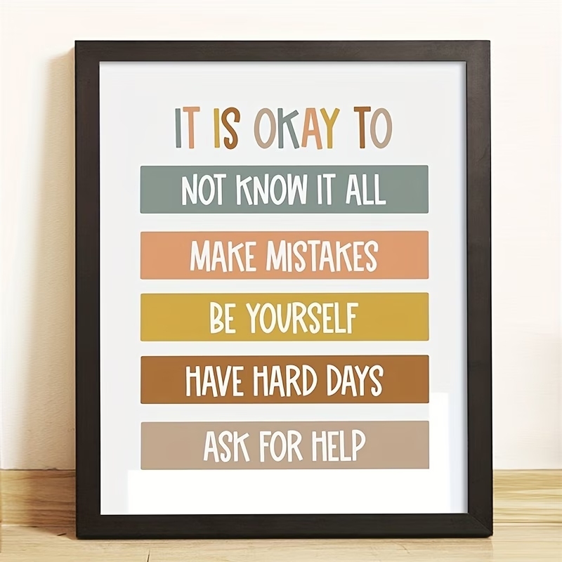 Kids Education Quote - Modern Bohem Sınıf Eğitim Sözleri Baskı