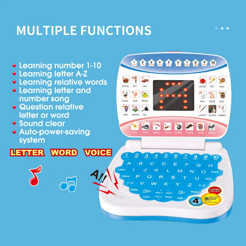 Kids Educational Computer - Öğrenme Makinesi Dizüstü Bilgisayar Çocuk Elektronik