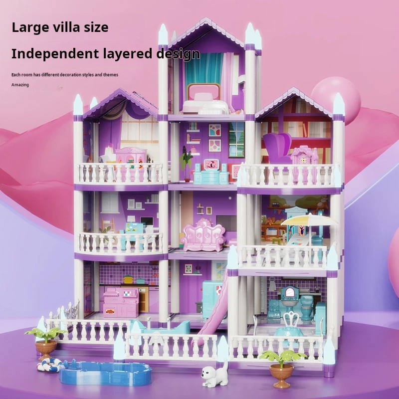 DIY Bebek Evleri Kızlar İçin K - Kids Education Images incelemesi ve fiyatı