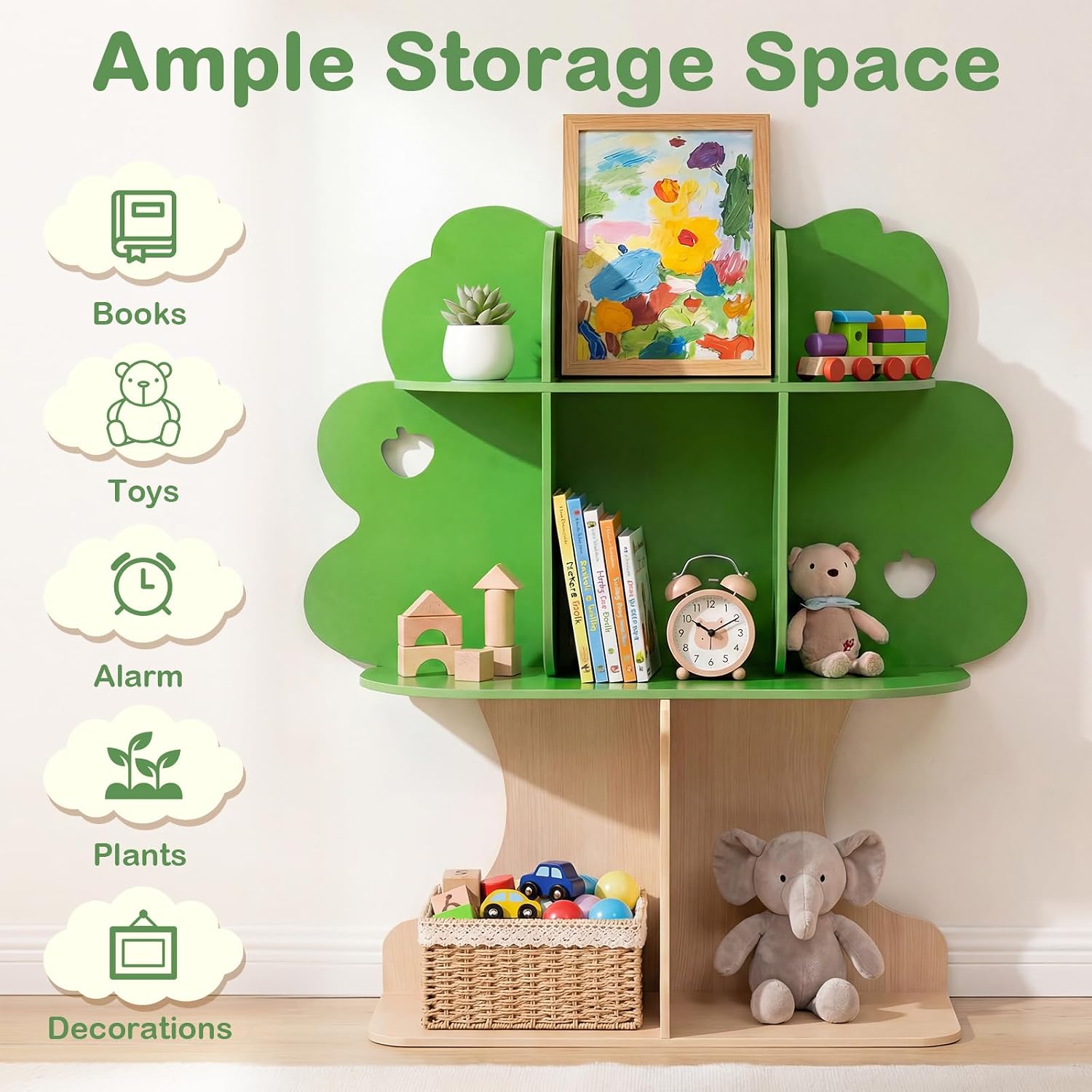 Çocuklar için Ağaç Kitaplık 3  - Montessori Shelf Toy incelemesi ve fiyatı