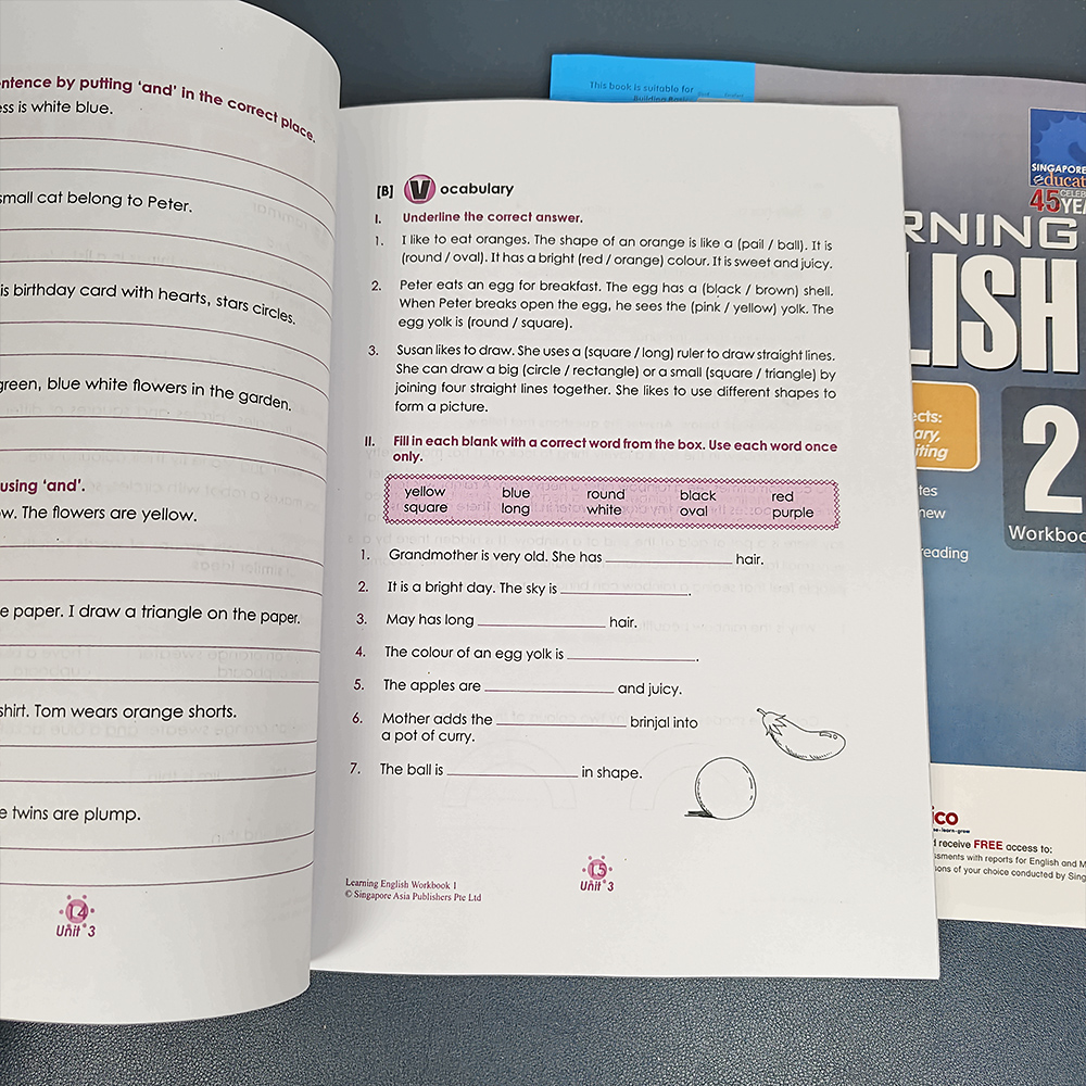 1 Kitap Sap Eğitim 1-6. Sınıf  - Kids Education In Singapore incelemesi ve fiyatı