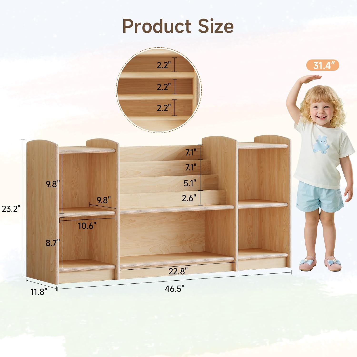 Çocuk Odası için Montessori Ra - Montessori Shelf Toy incelemesi ve fiyatı