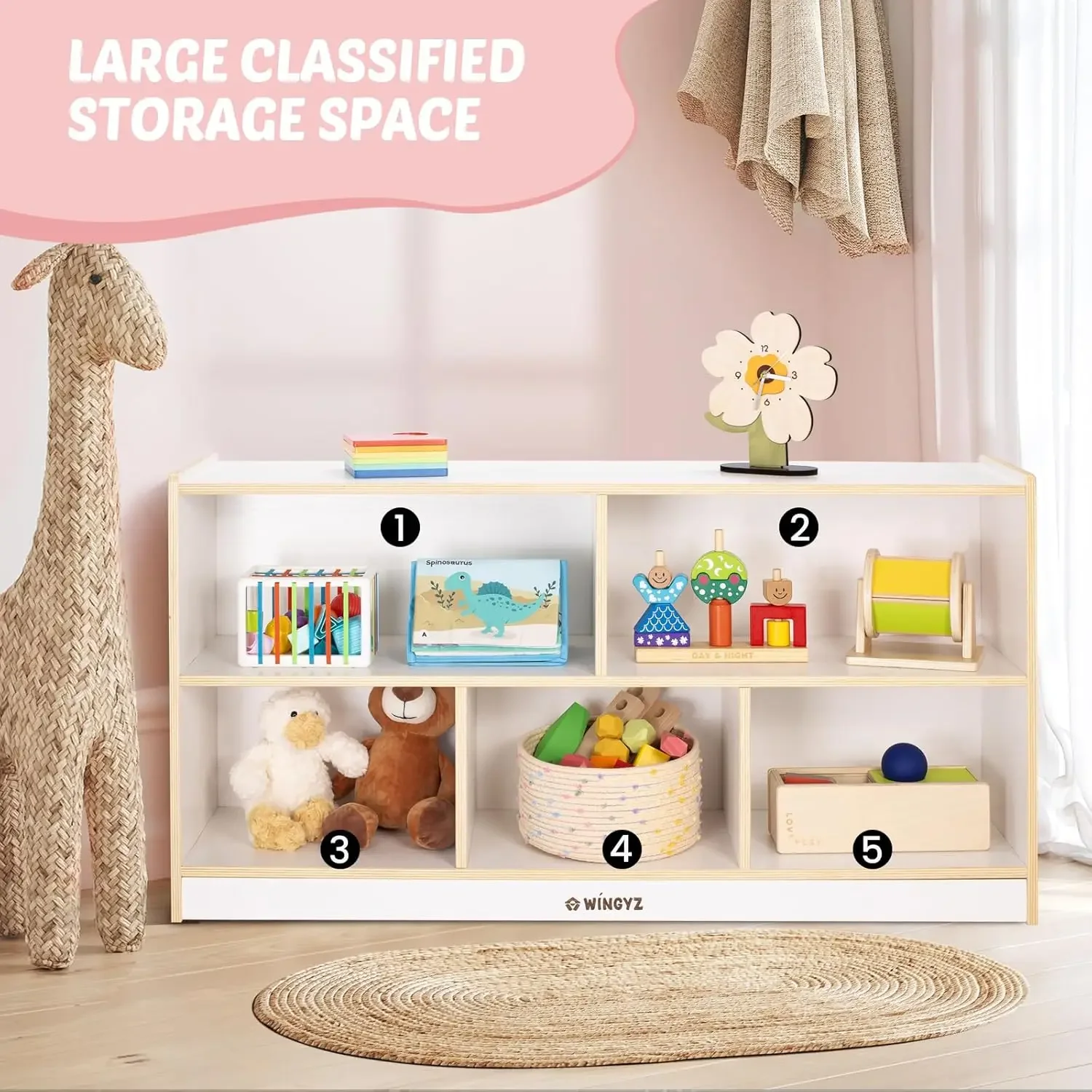 Çocuklar için Oyuncak Saklama  - Montessori Shelf Toy incelemesi ve fiyatı